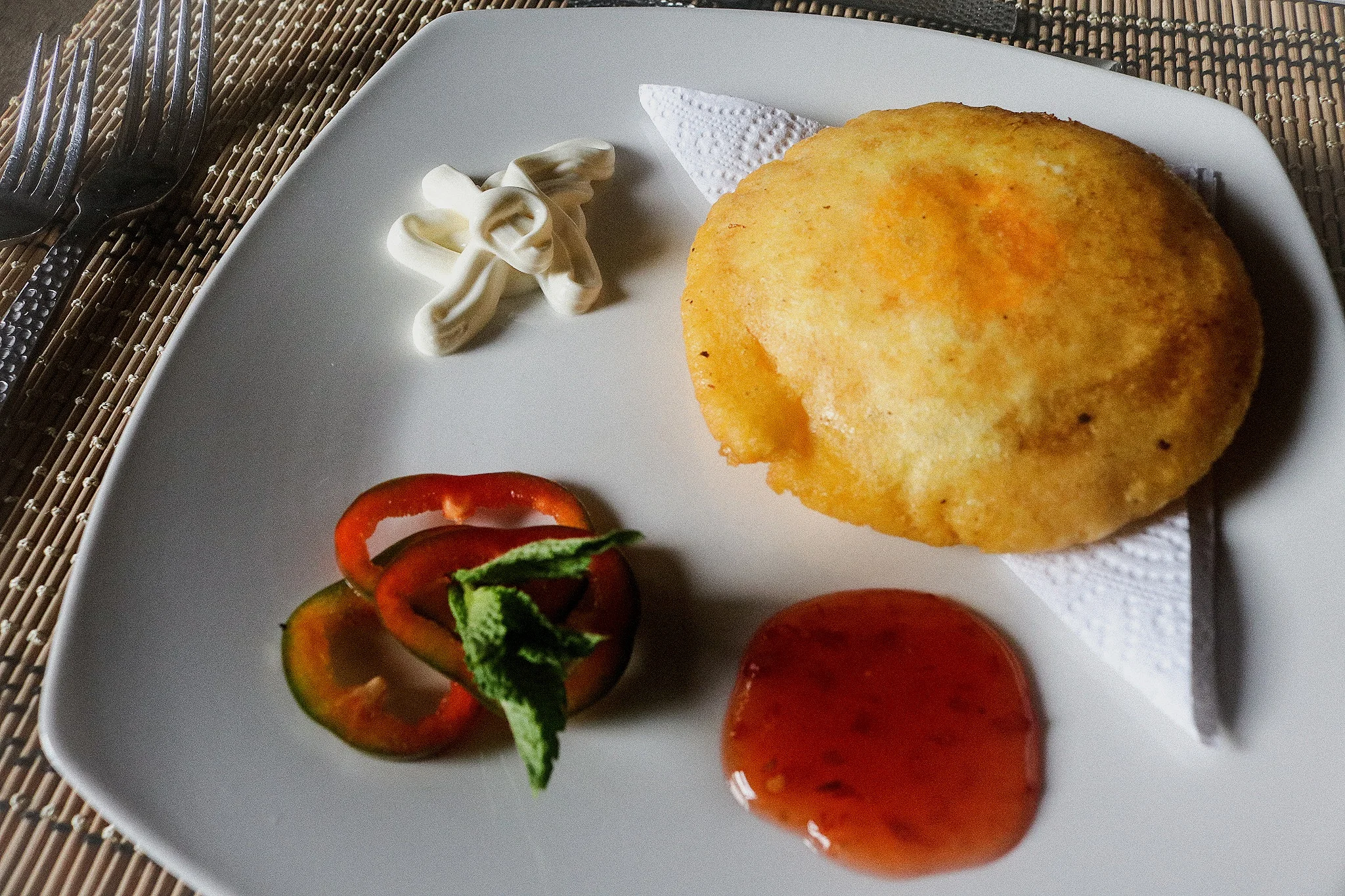 Breakfast at Paseo del Coliseo in Cartagena