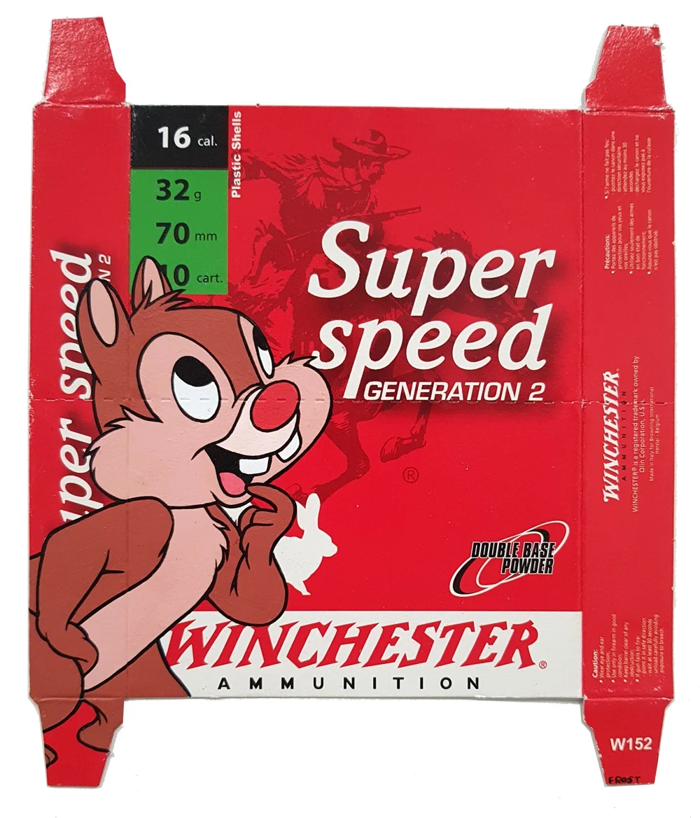 Generation Winchester - Acrylic on bullet packaging - 2018