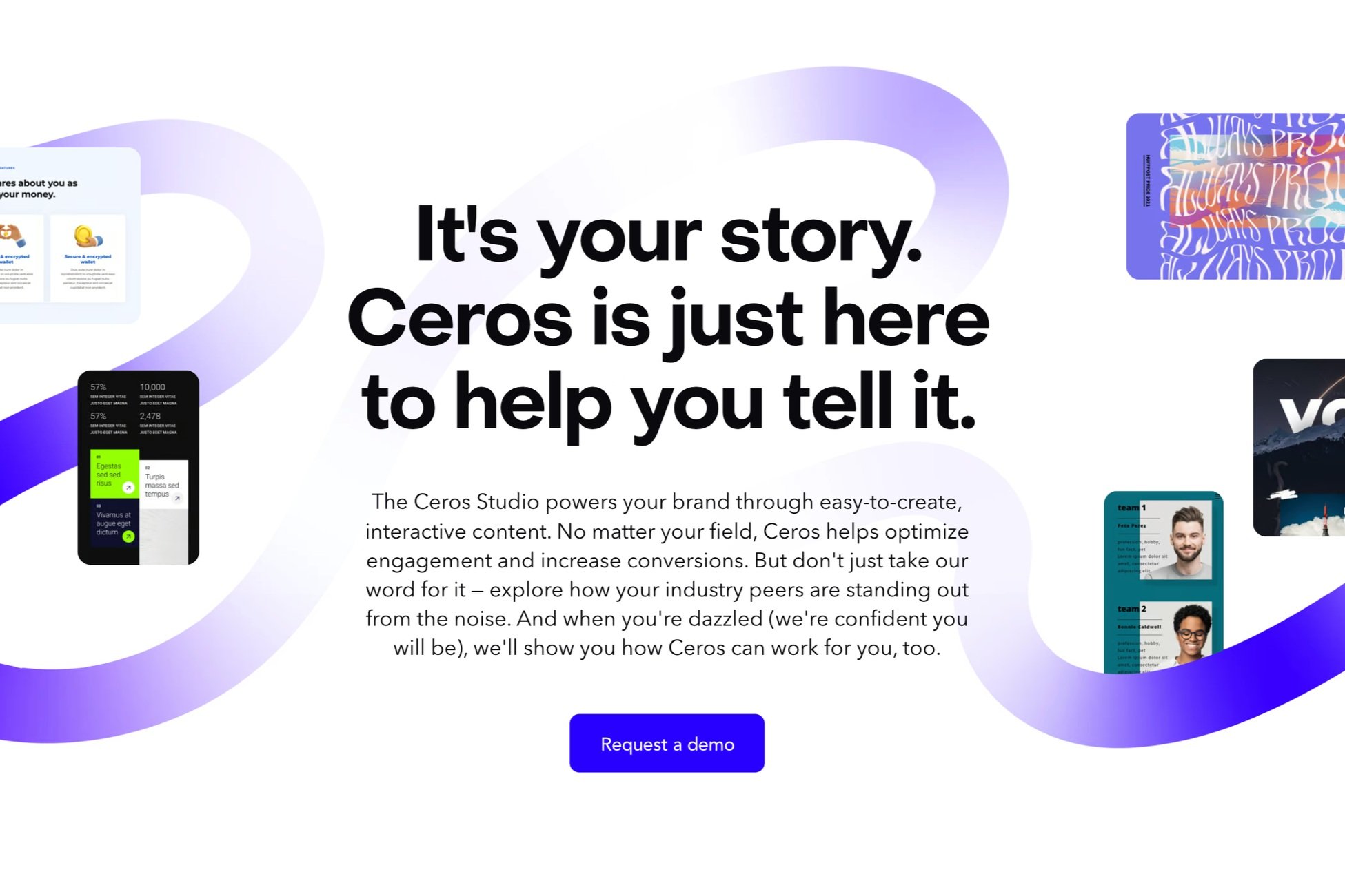 Studio Product Page | Ceros.com