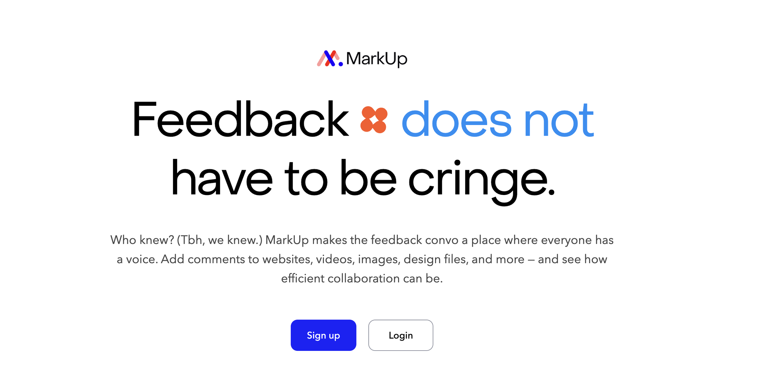 MarkUp Product Page | Ceros.com