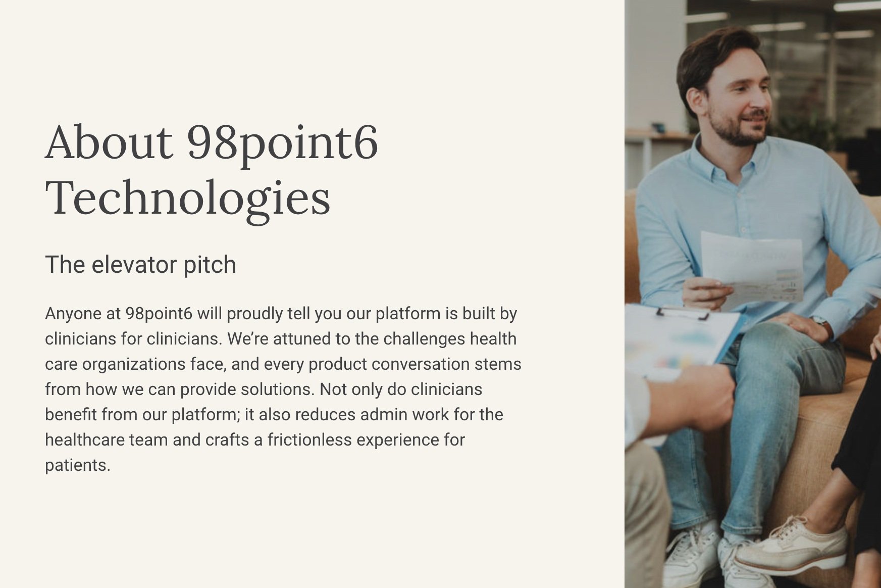 About | 98point6.com
