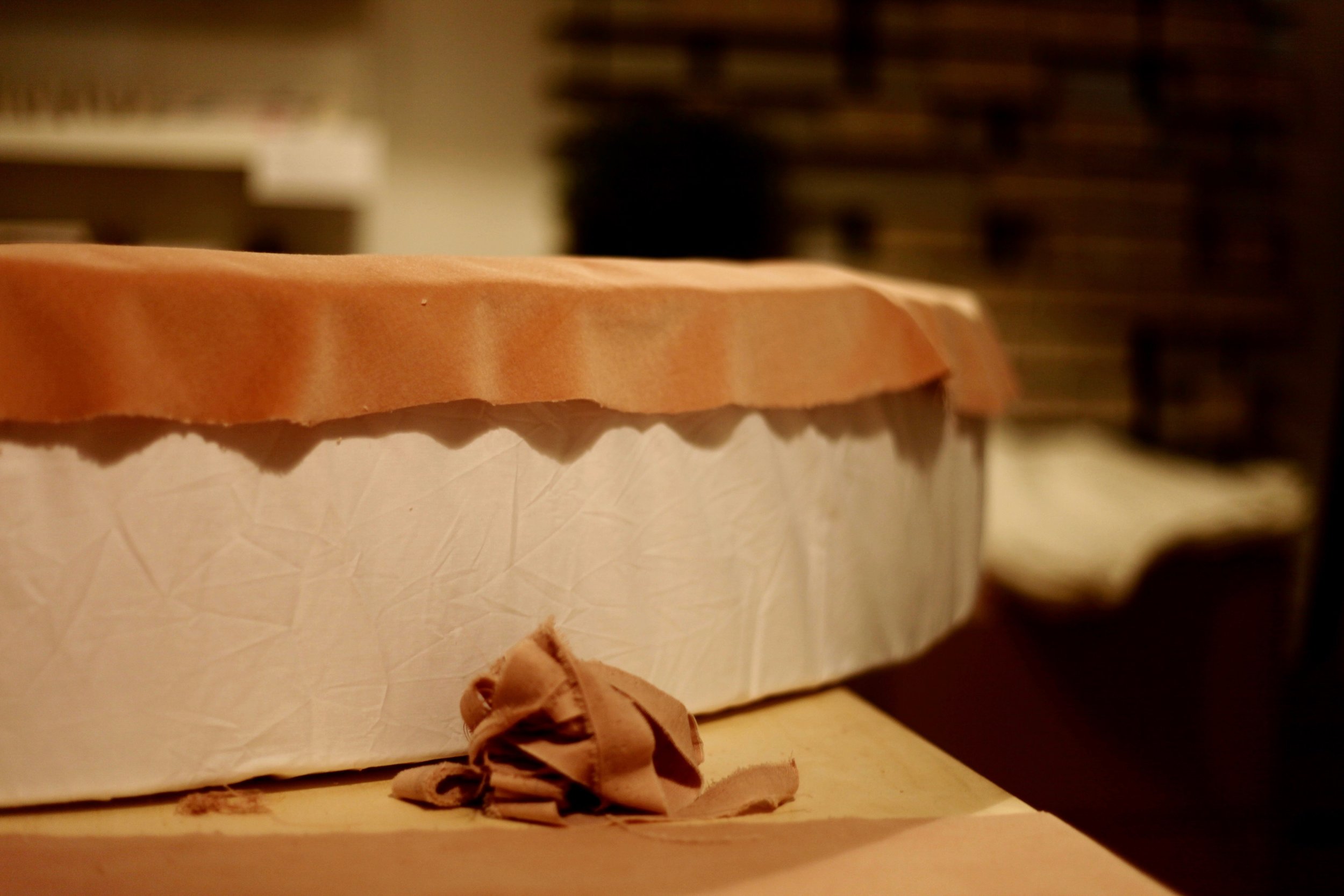 The beginnings of Penelope's Wheel final piece.