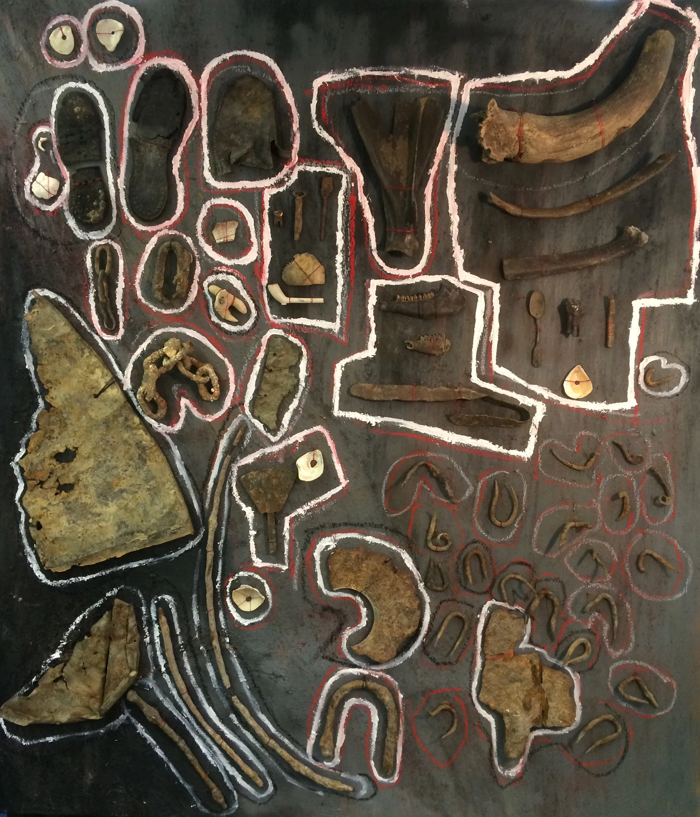 ‘Thames Tapestry IV’ by Sol Bailey Barker, 2016