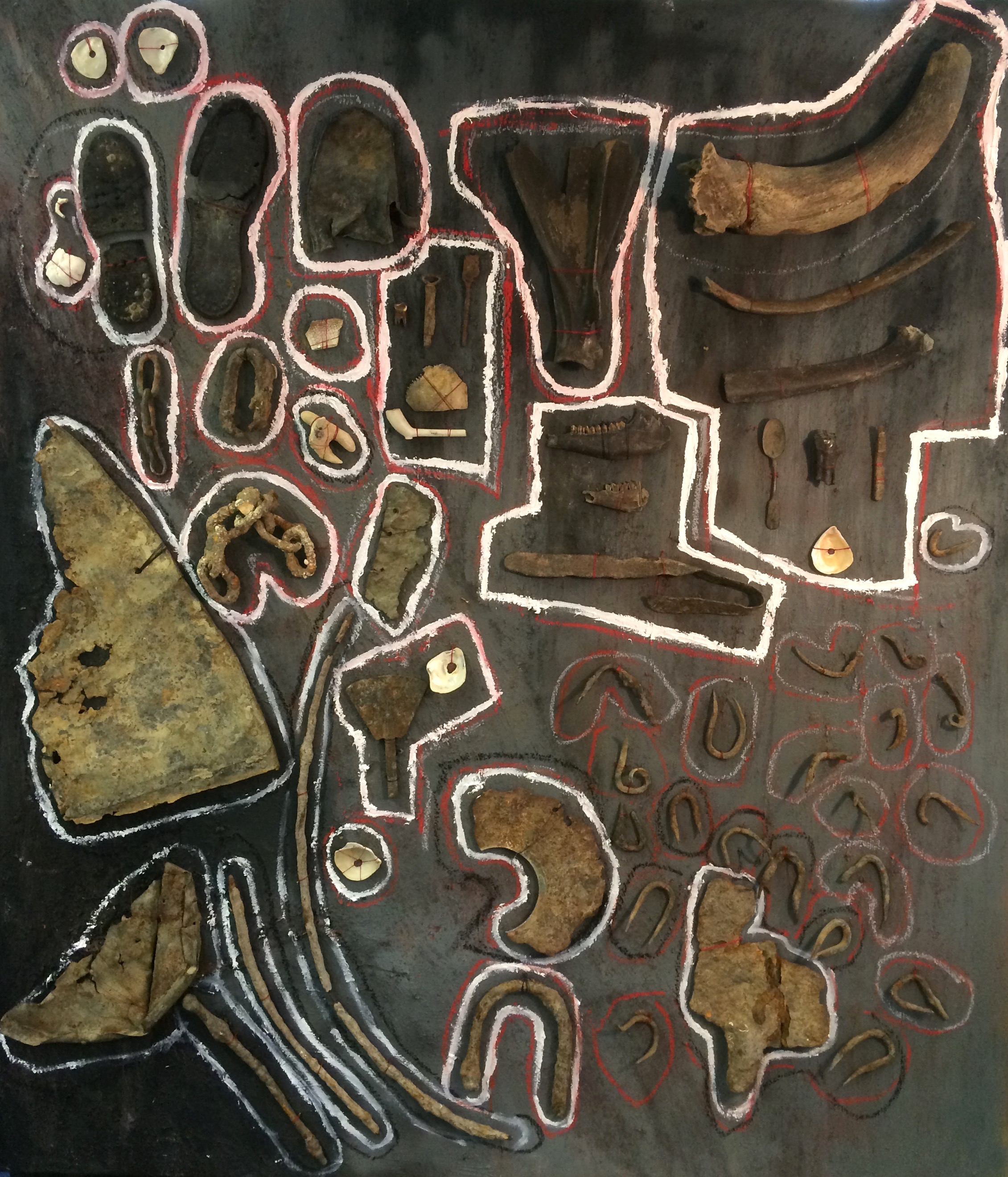 ‘Thames Tapestry IV’ by Sol Bailey Barker, 2016