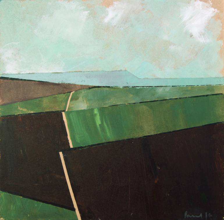 Towards Wolvesnewton, Midday, 2016.