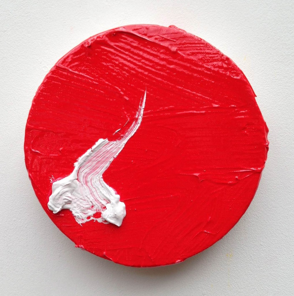 At least things can’t get any worse. 1.2 XVII (2014) Acrylic, gloss & emulsion on canvas.