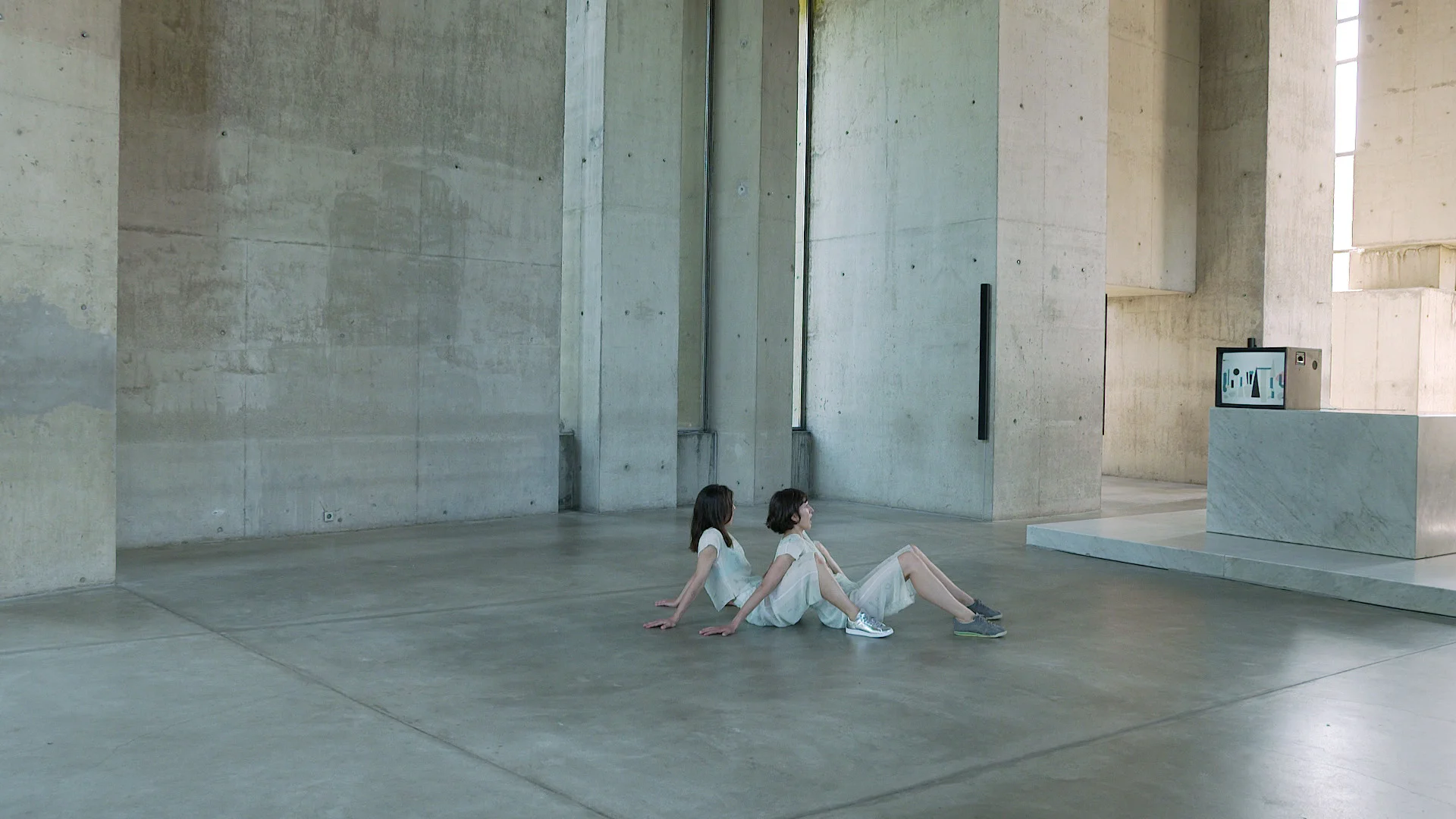 'The Shape of Ritual', site-specific audio-visual installation and performance in the Wotruba Church presented by 21er Haus/Belvedere Museum Vienna, 2017