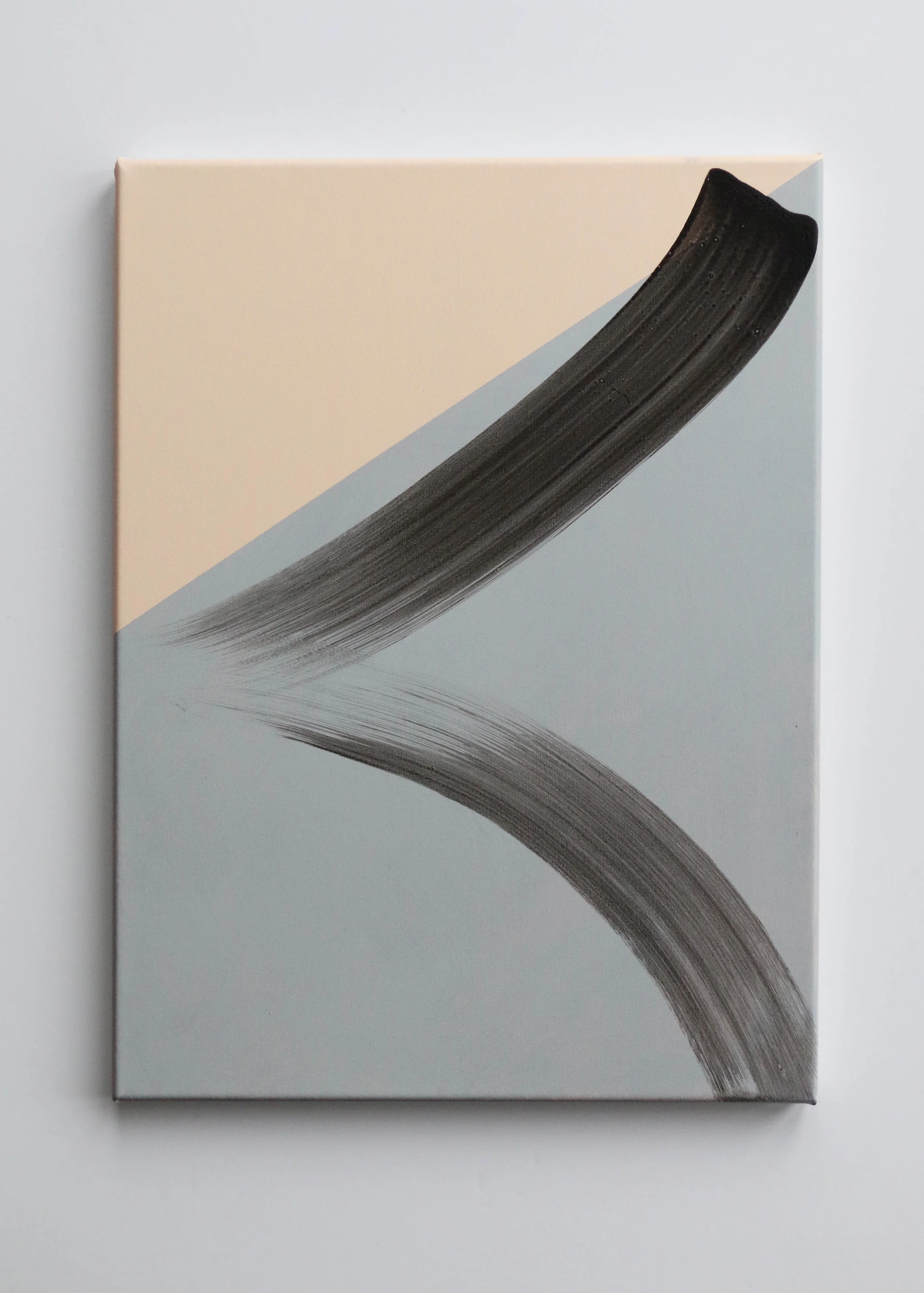 Chasing Light, acrylic and graphite on cotton, 40 x 30 cm