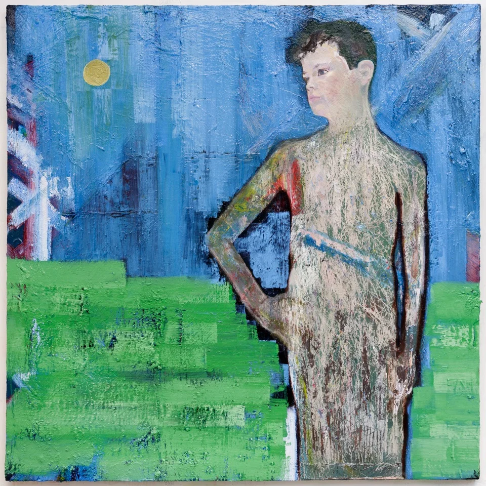 BOY No 2 .2017 Oil on Canvas, 168cm by 168cm