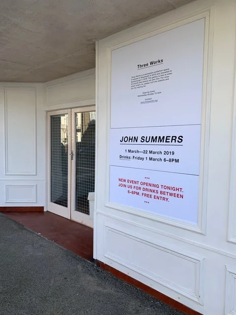 John Summers, solo exhibition (2019) at Threeworks