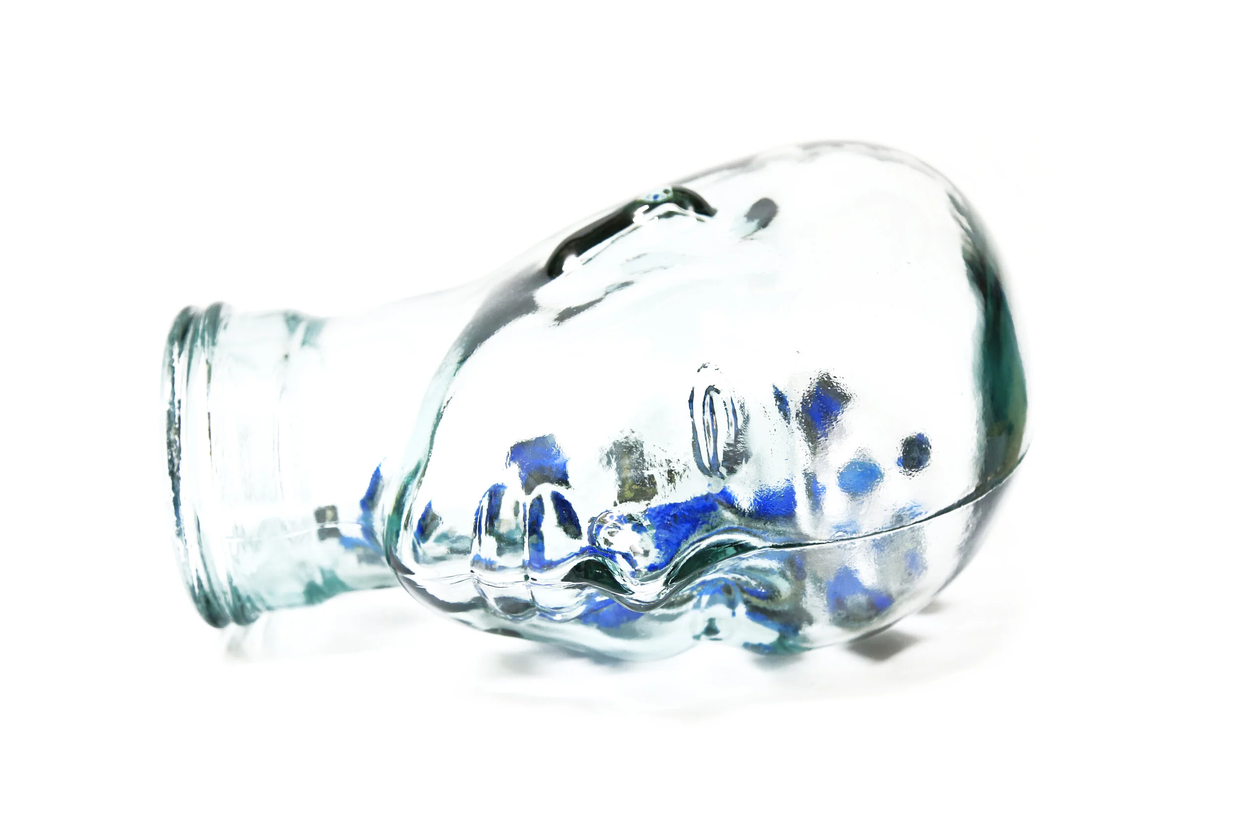 Swombie 1.7 Cast glass head, keyboards treated with copper sulphate. Piotr Krzymowski