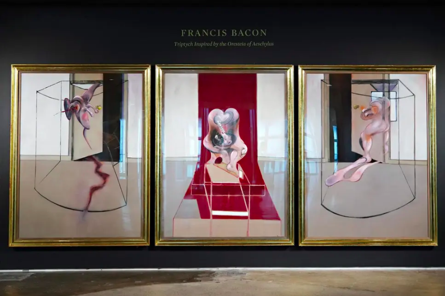 Triptych Inspired by the Oresteia of Aeschylus (1981). Image courtesy of Sotheby’s