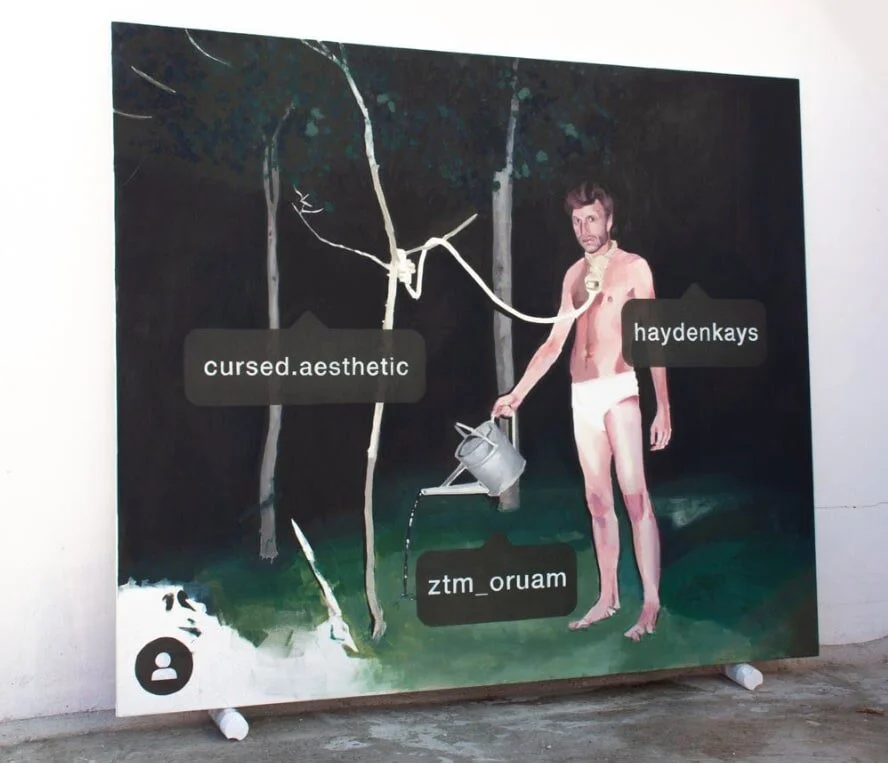'Photo Synthesis' (2019) Oil on Canvas by Mauro Martinez