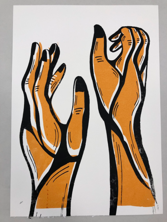 Reaching Hands 1 by Christian Noelle Charles