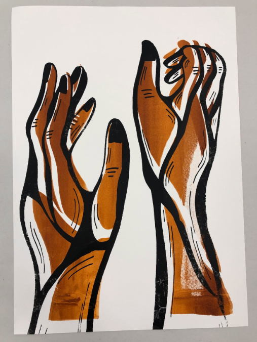Reaching Hands 5 by Christian Noelle Charles