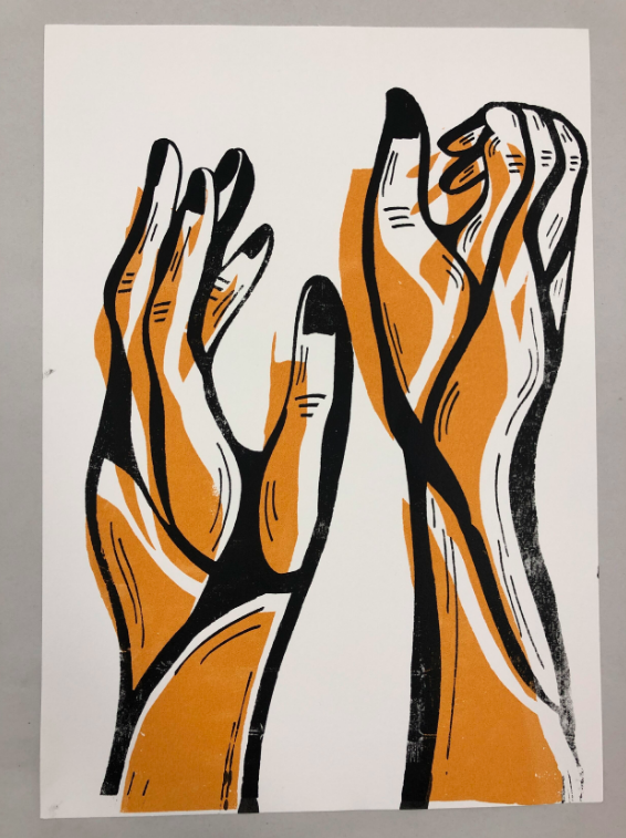 Reaching Hands 3 by Christian Noelle Charles