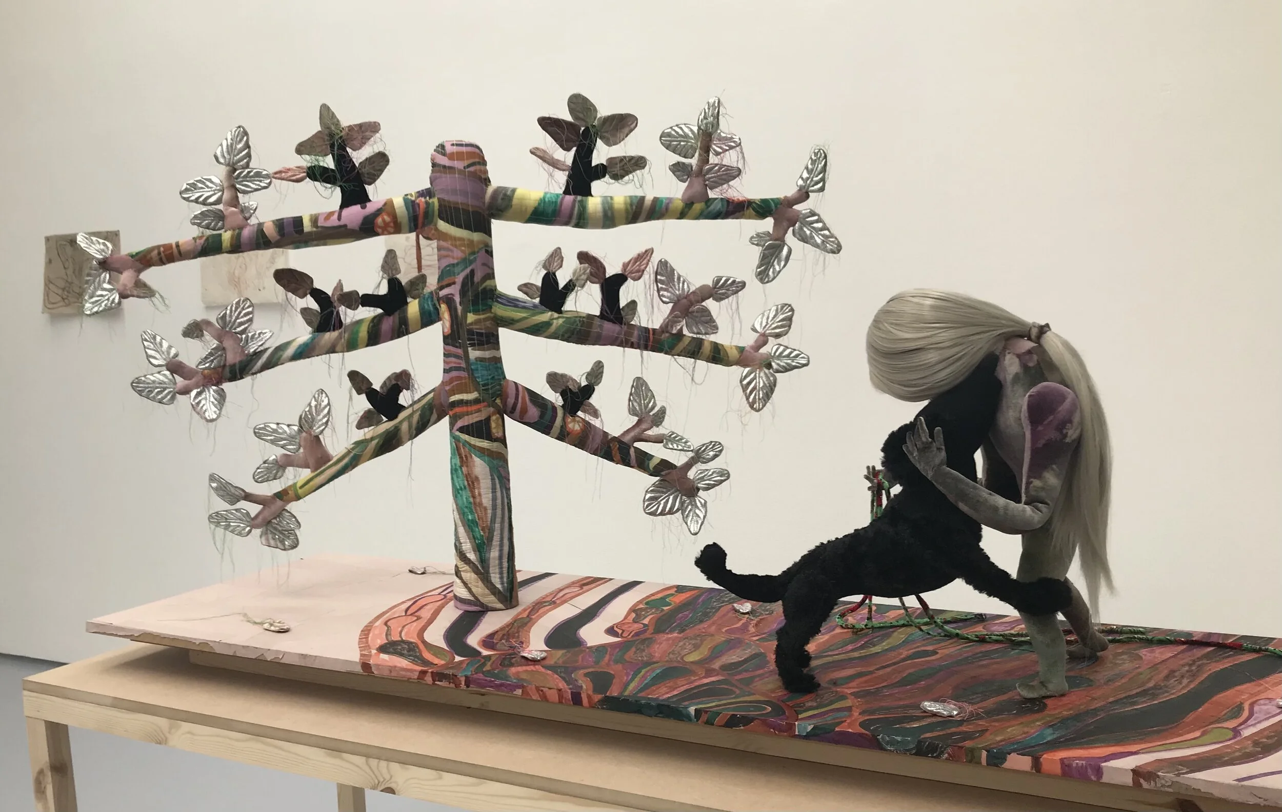 Emma Talbot, Ghost Calls, 2021. Installation view at Dundee Contemporary Arts