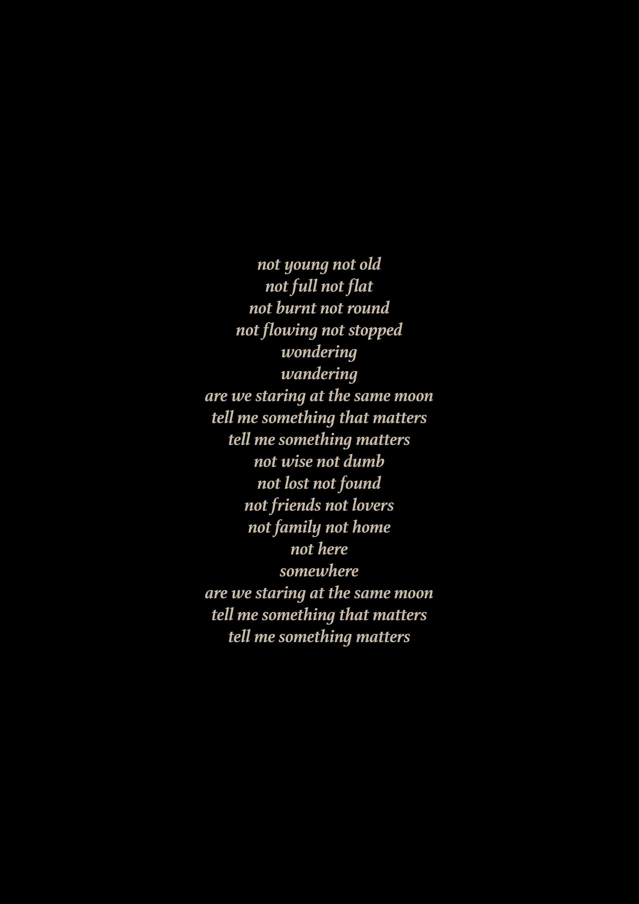 Tell Me Something About the Moon by Dami Vaughan