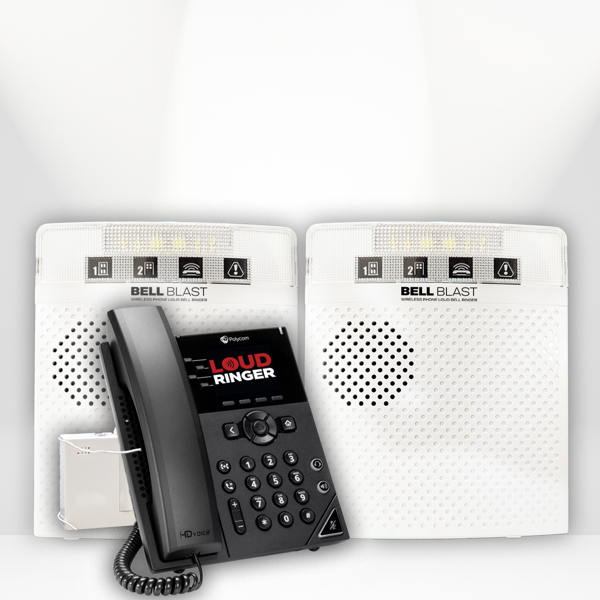 BellBlast Twin Pack Wireless Loud Ringer Voip telephone