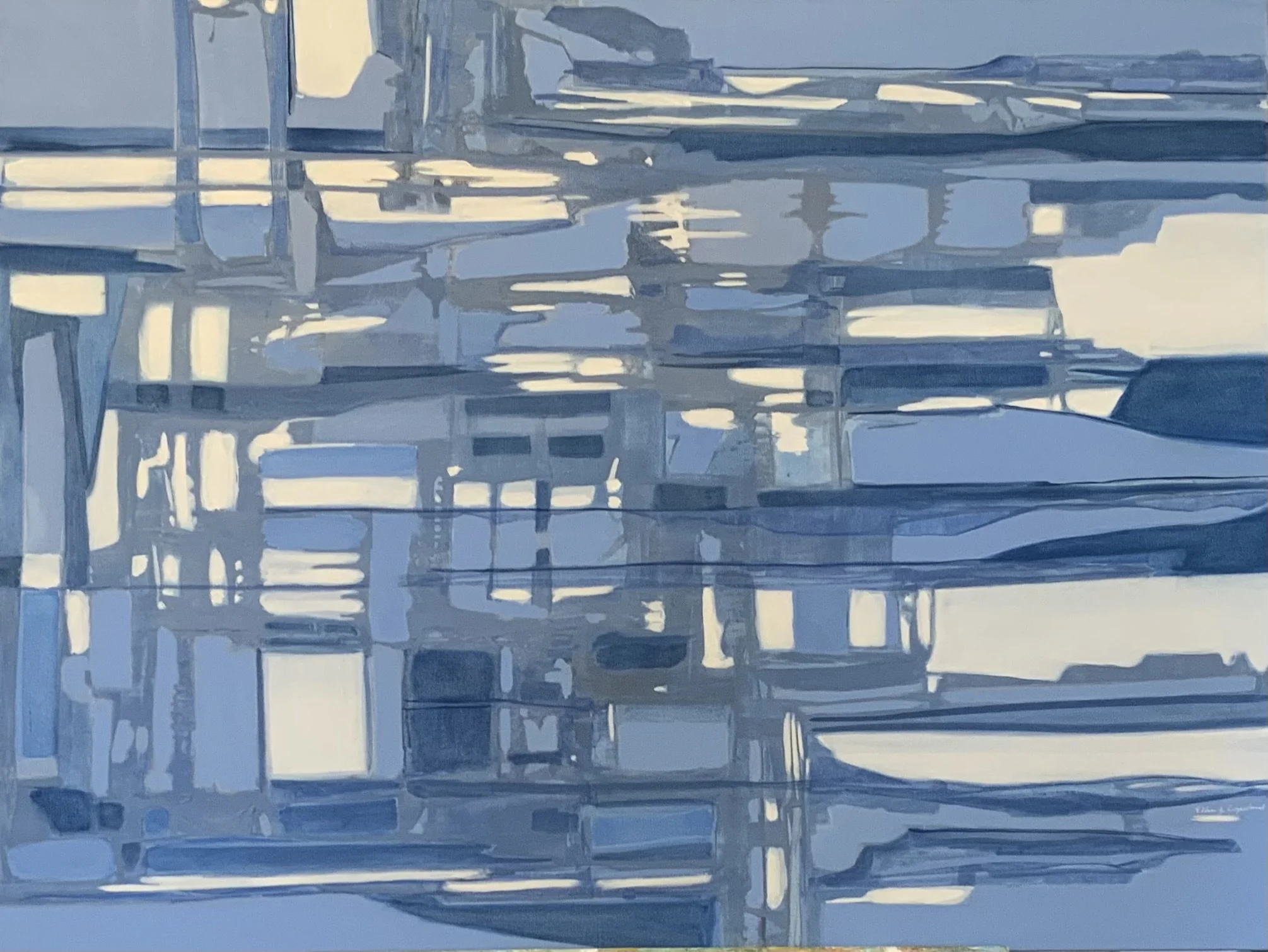 Moonlit Tide   ( hanging at Baker Gallery July- August )
