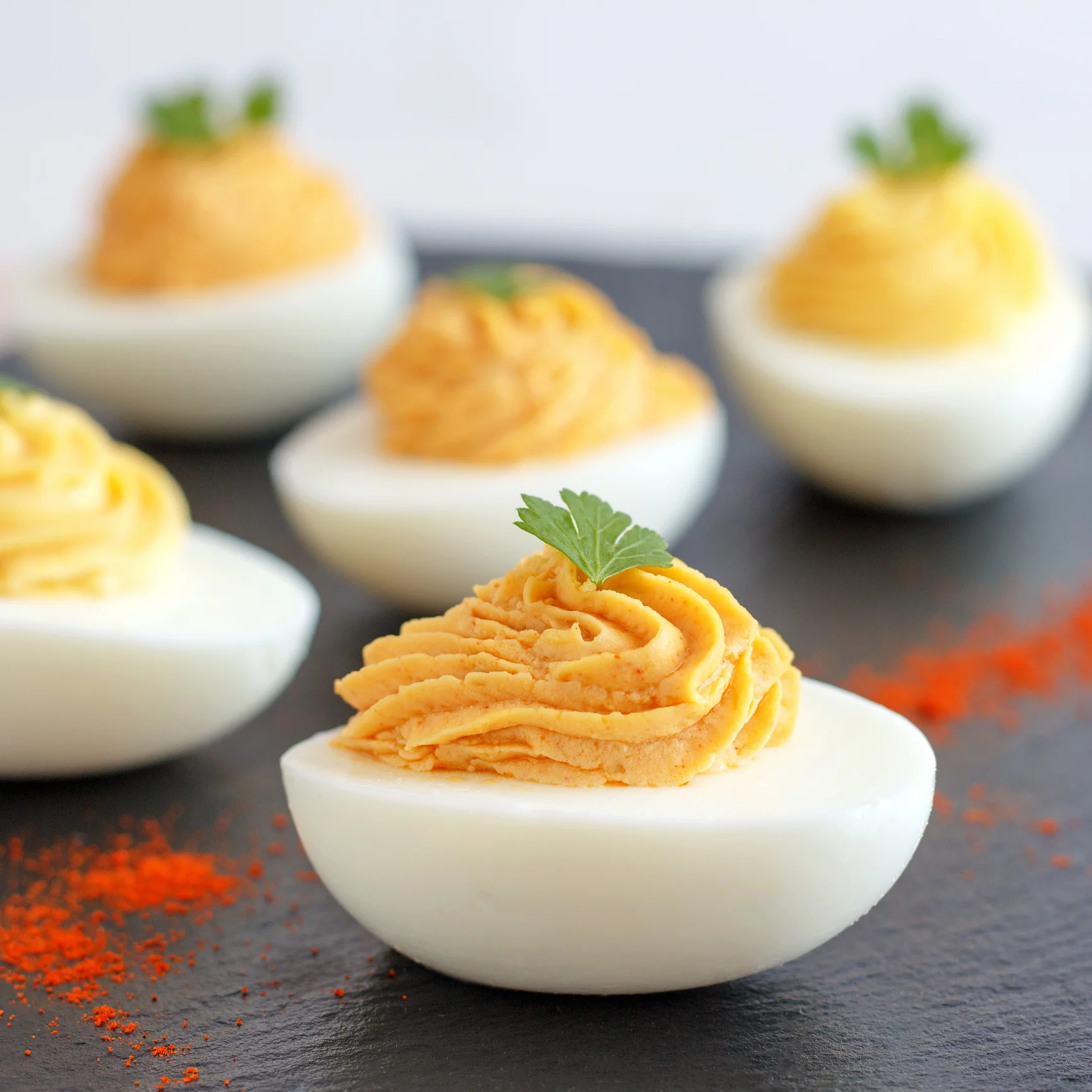 Spicy Deviled Eggs