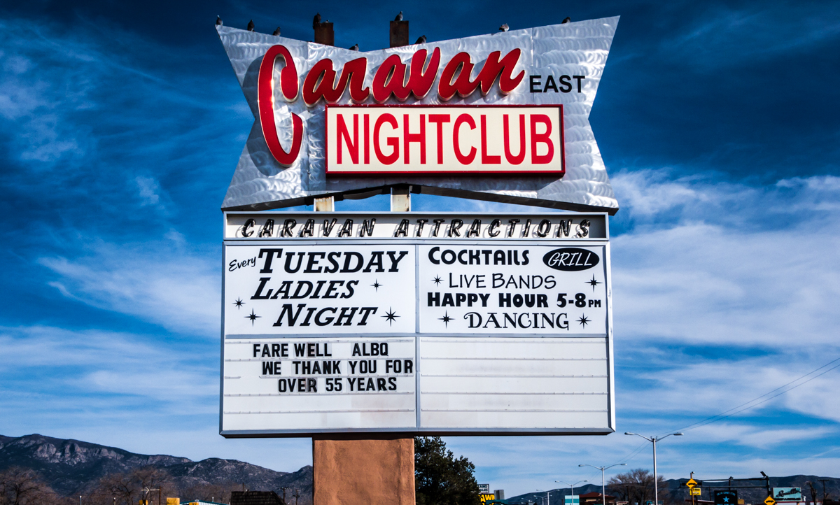 Even ladies night and happy hour couldn’t save the Caravan, in Albuquerque.