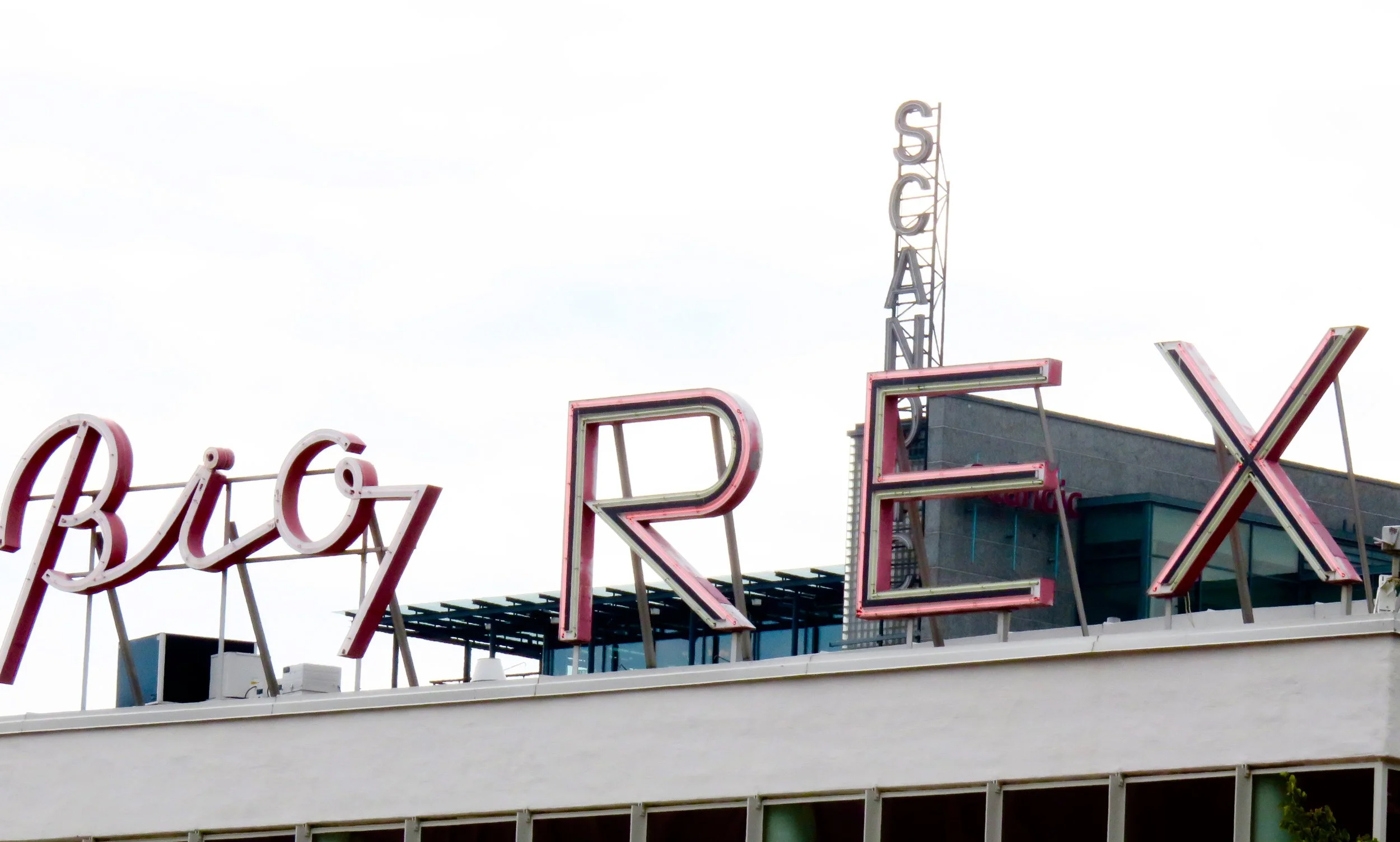 The Bio Rex cinema mixes a wonderfully odd, harsh script with an equally stylish all-caps sans.