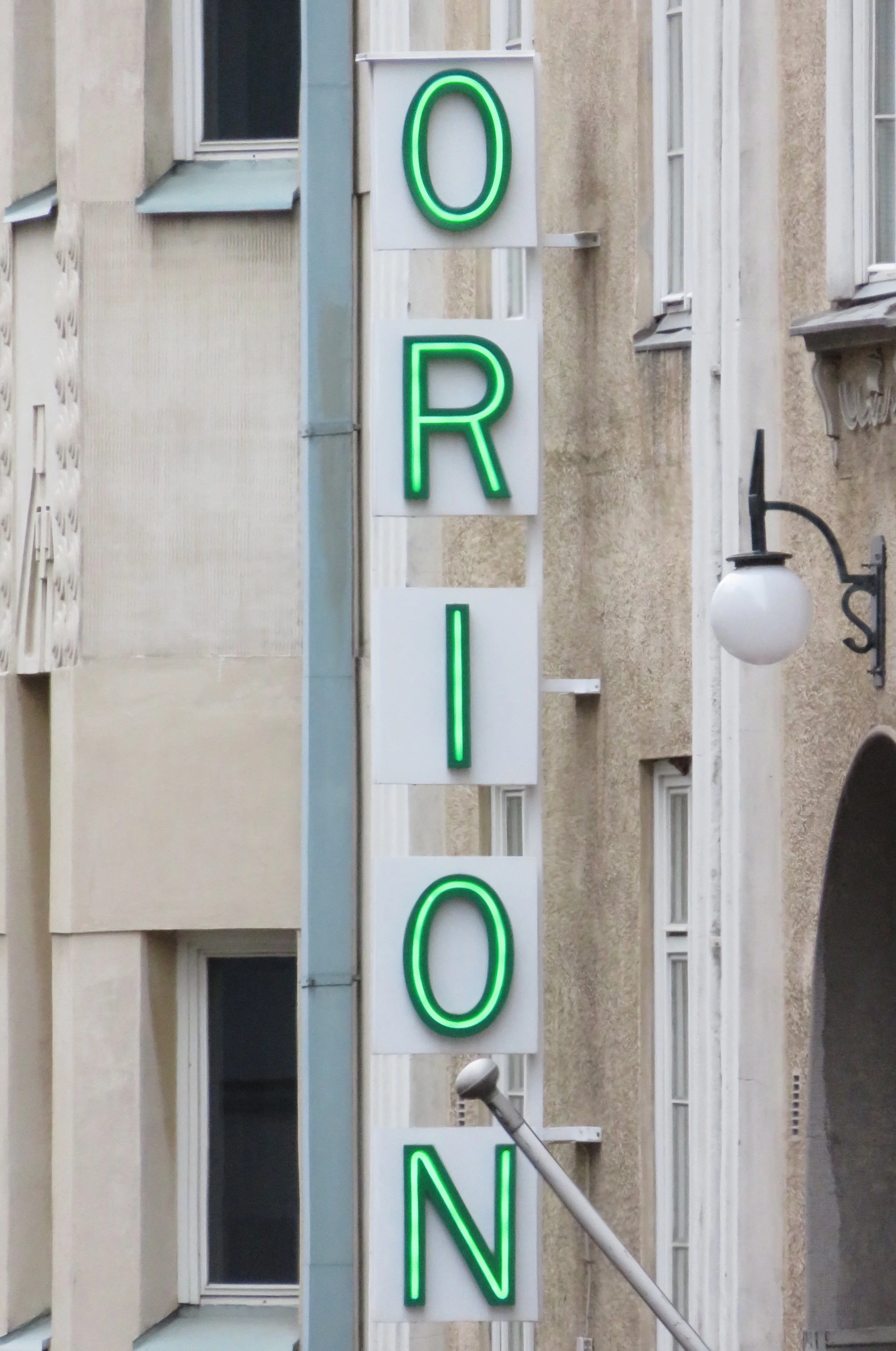 The Orion theater, owned by the Finnish Film Archives, shows a wide variety of Finnish and international films.