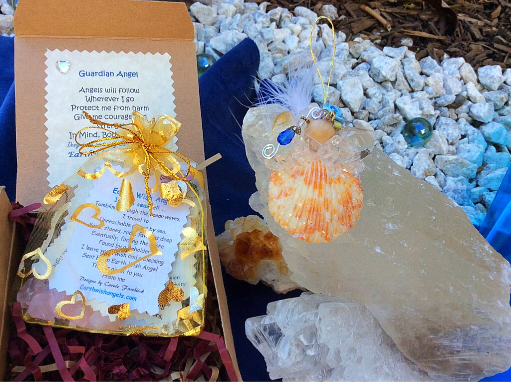 Custom Sympathy Angel mailed today to a wife who just lost her husband. Prayers and condolences for this lovely family.