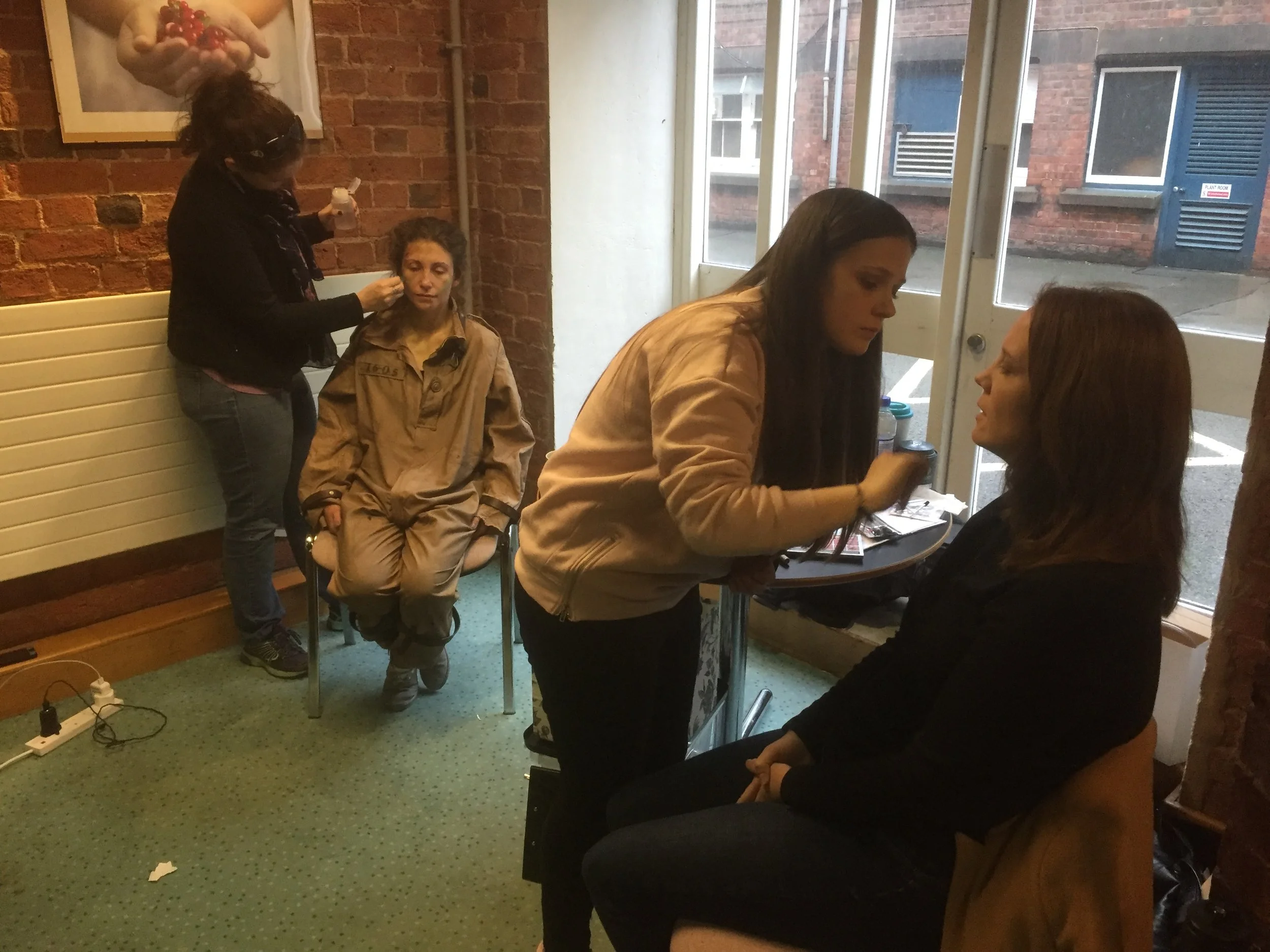 PenFX and Alice Barry worked long hard hours on make up and SFX.