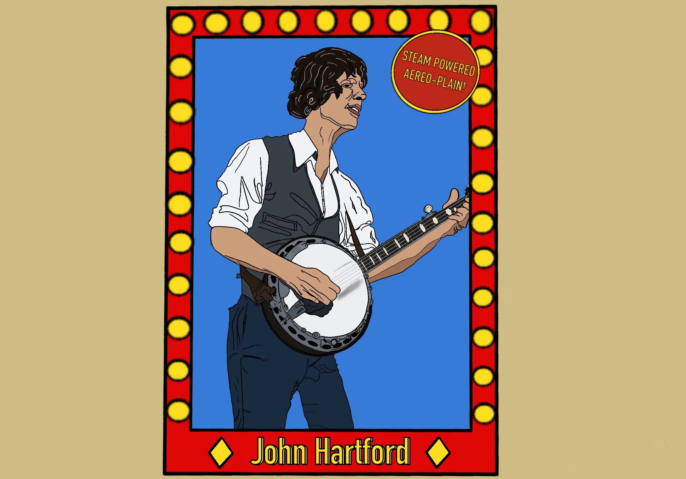John Hartford Baseball Card 
