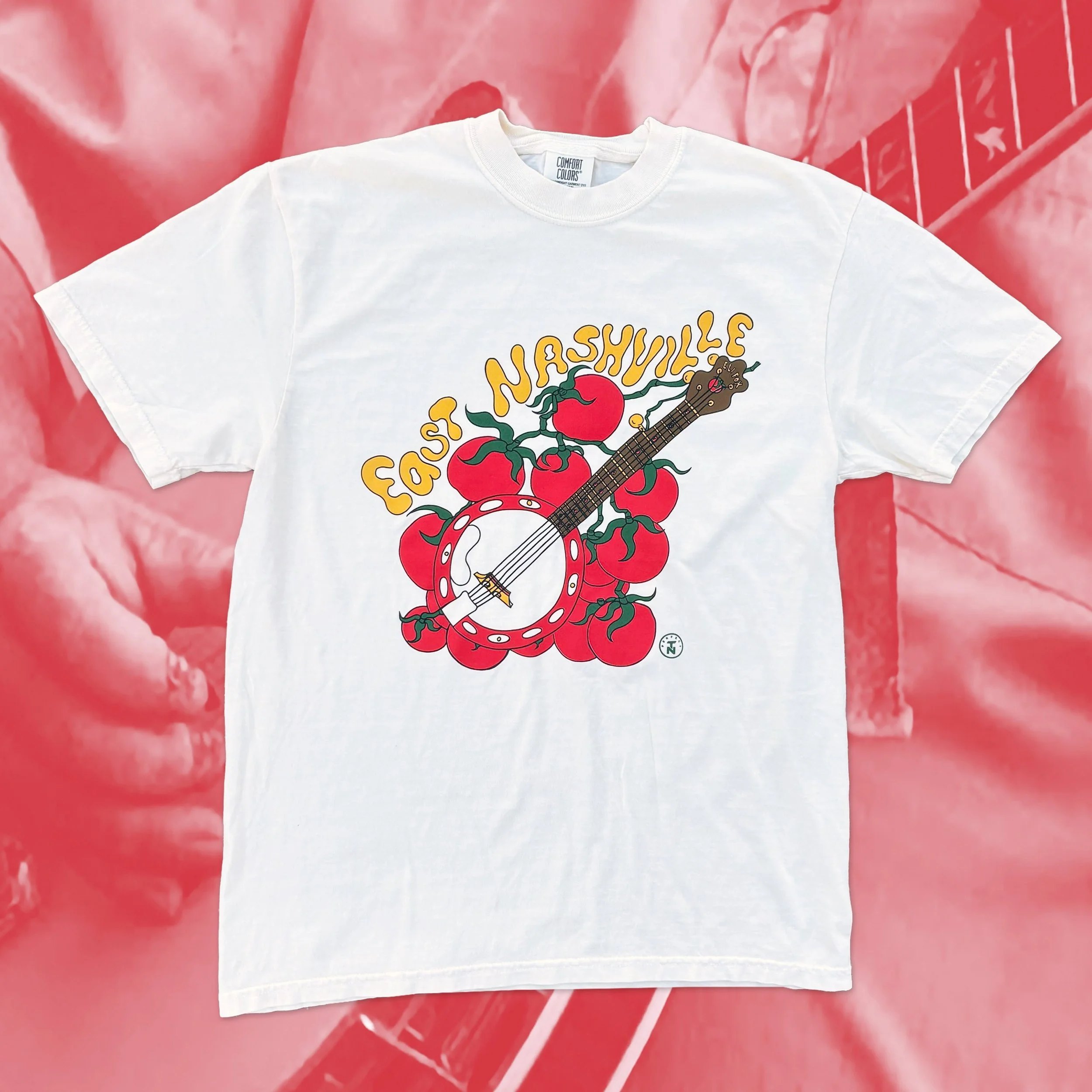 Tomato Banjo Tee - Designed for Perfect Tenn in Nashville, TN. 