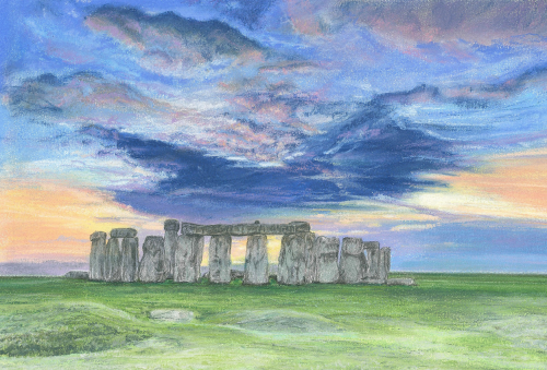 Dramatic Sky Over Stonehenge