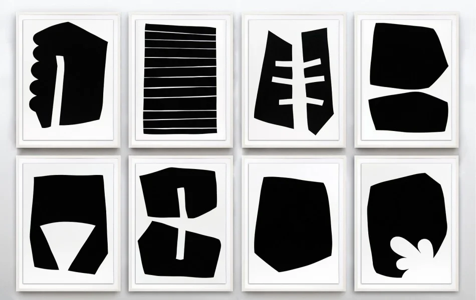 suite of 8 prints