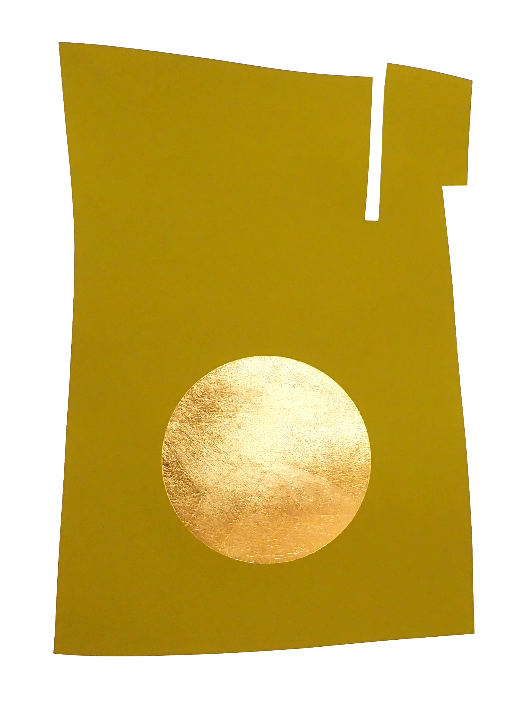 Olive with Gold Circle