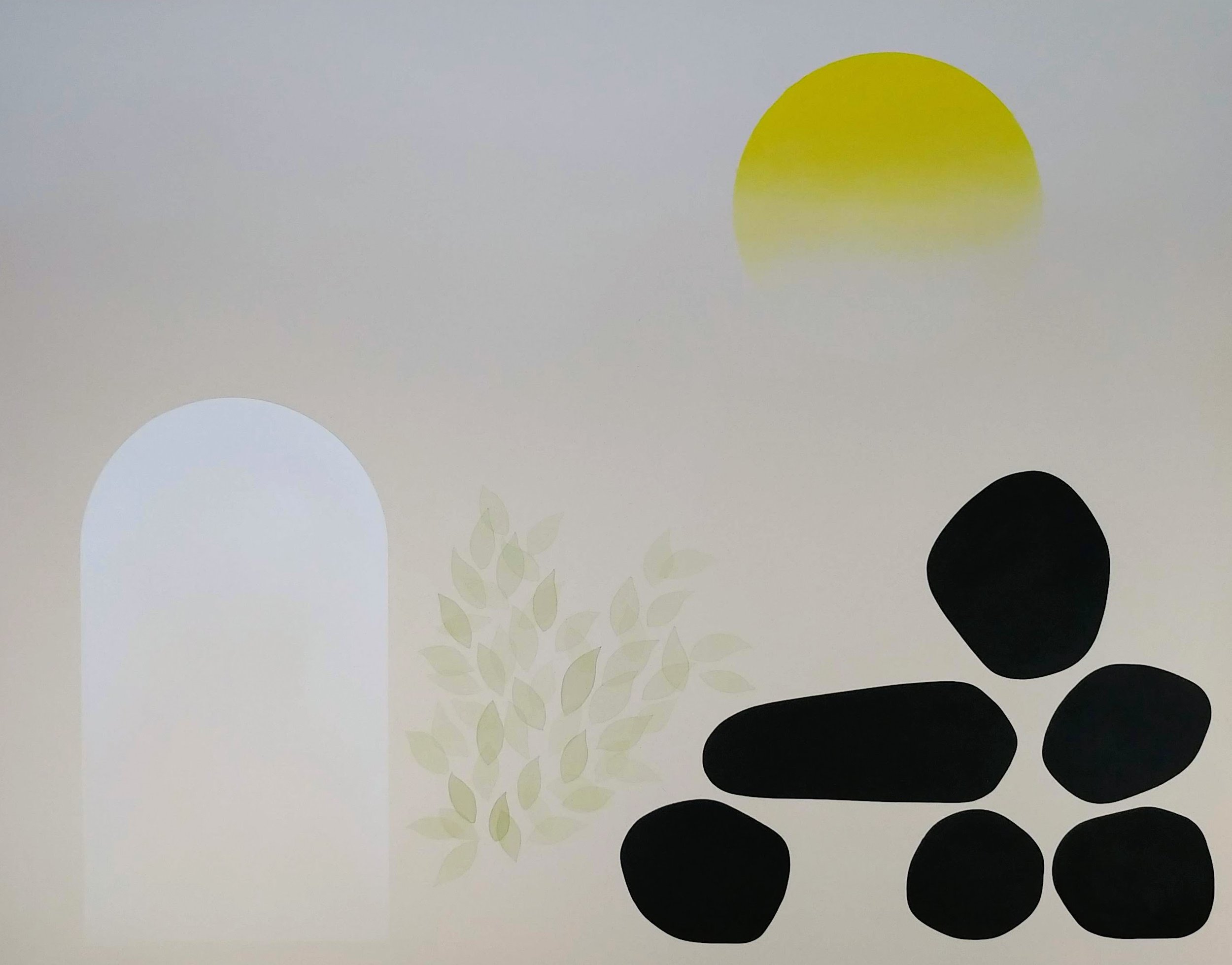 A Gate and a fading sun