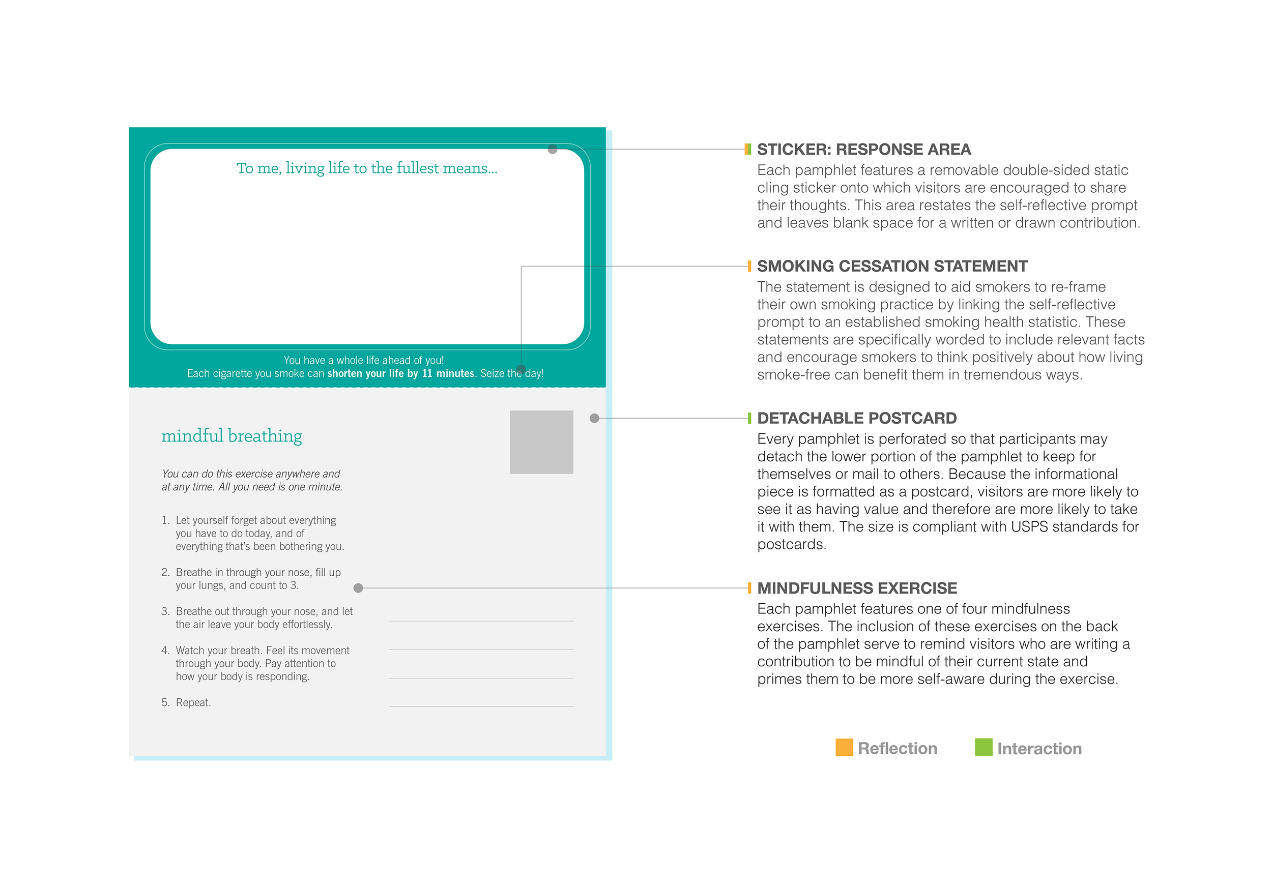 Pamphlet design back.
