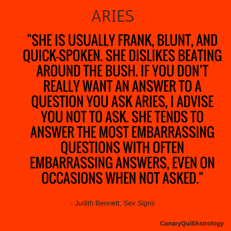 When woman do hurt? how aries act Dealing With