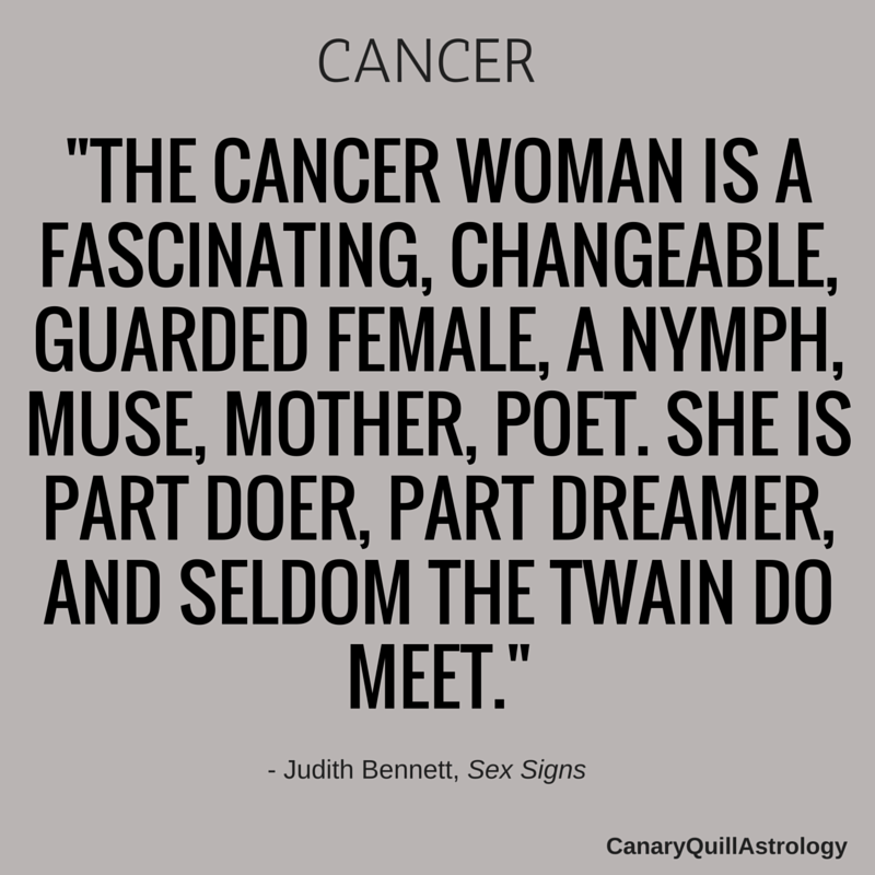 Cancer Canary Quill Astrology