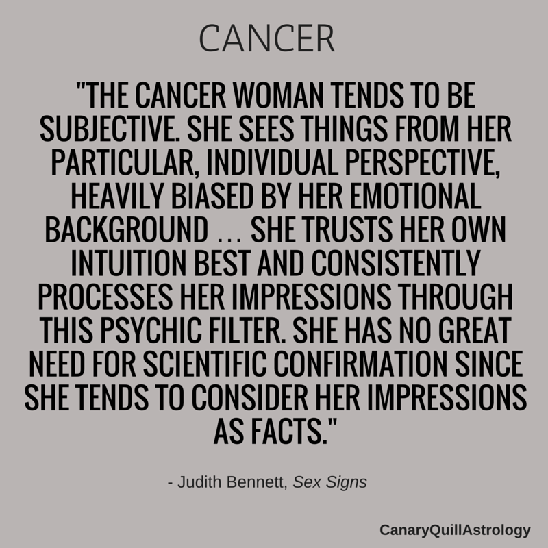 At woman you is when cancer mad a Zodiacs Ranked