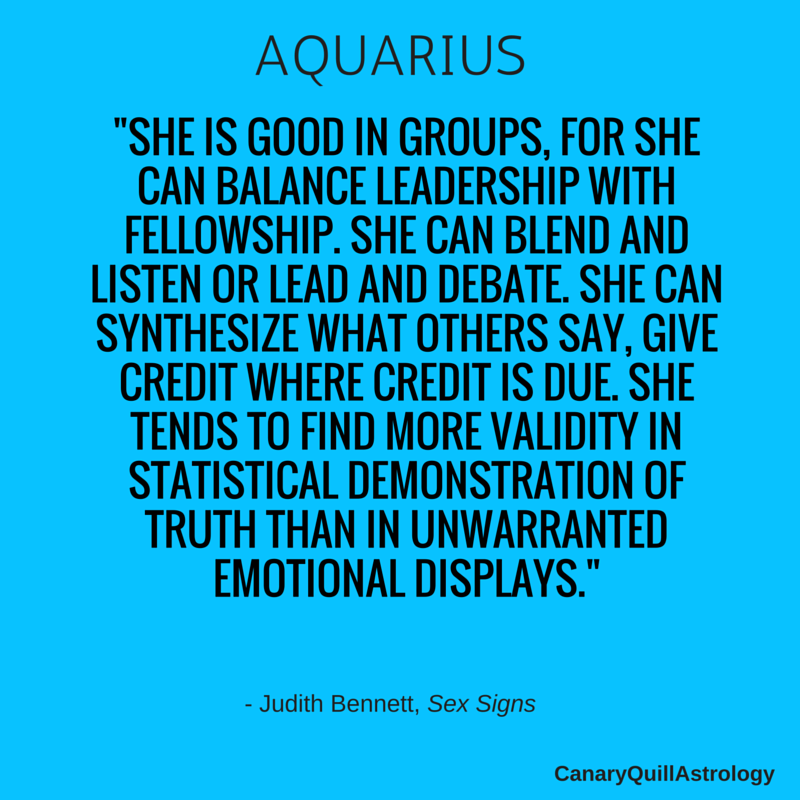 How Do Aquarius Act