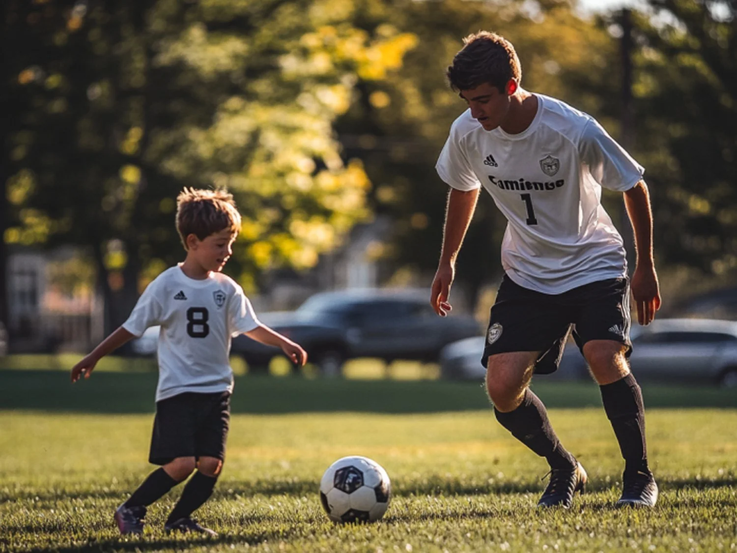 Youth soccer coaching session for Tmwrk