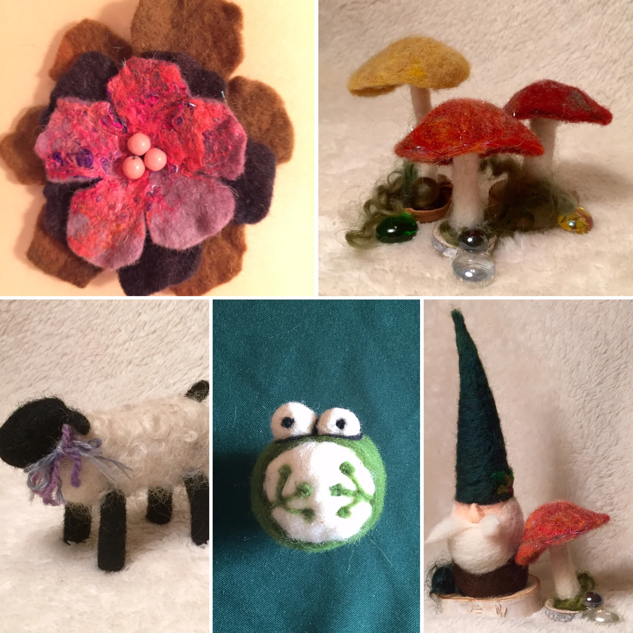 Choose a make and take workshop with a needle or wet felting project. This is about an hour ( or tailored to your time frame), includes all necessary supplies, and can accommodate up to 35 in a class. Click here and scroll down to "Craft Projects" . One project would be selected for the group. We can help suggest or tailor a project to your group! We do have minimum and maximum numbers for participants. $10 / participant, plus travel