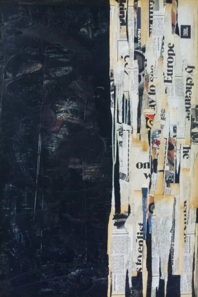 THE OLD WALL OF TEARED POSTS, MIX MEDIA, 2012.