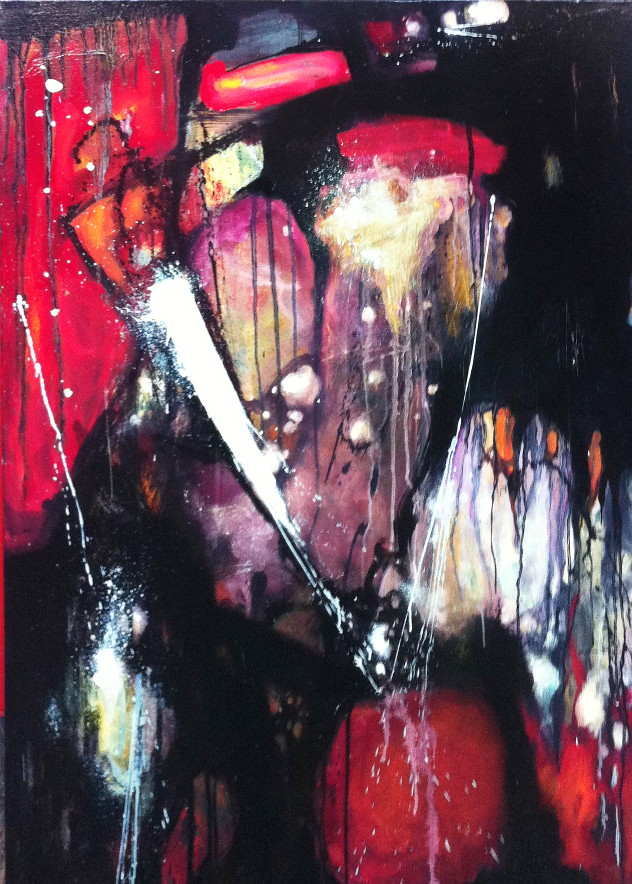 THE WAR, OIL ON CANVAS, 30x40".