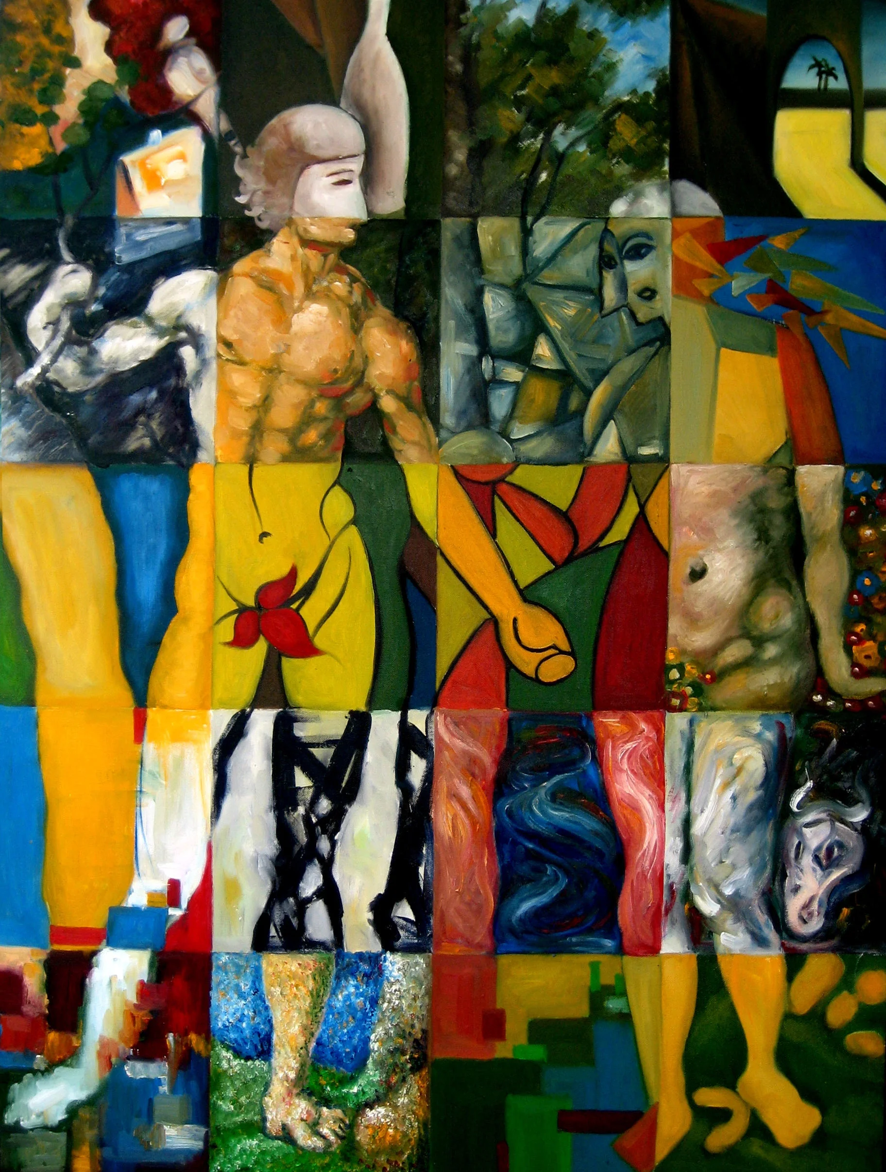 UNTITLED, OIL ON CANVAS, 36x48''.