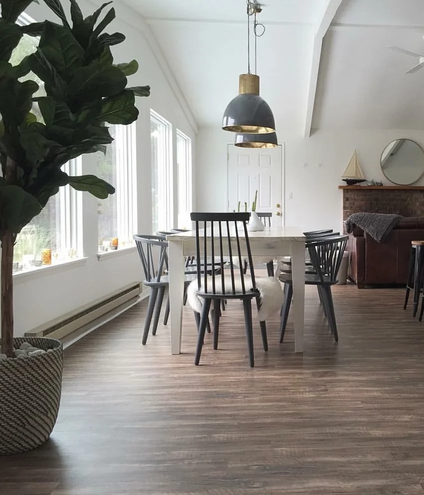 The dining room