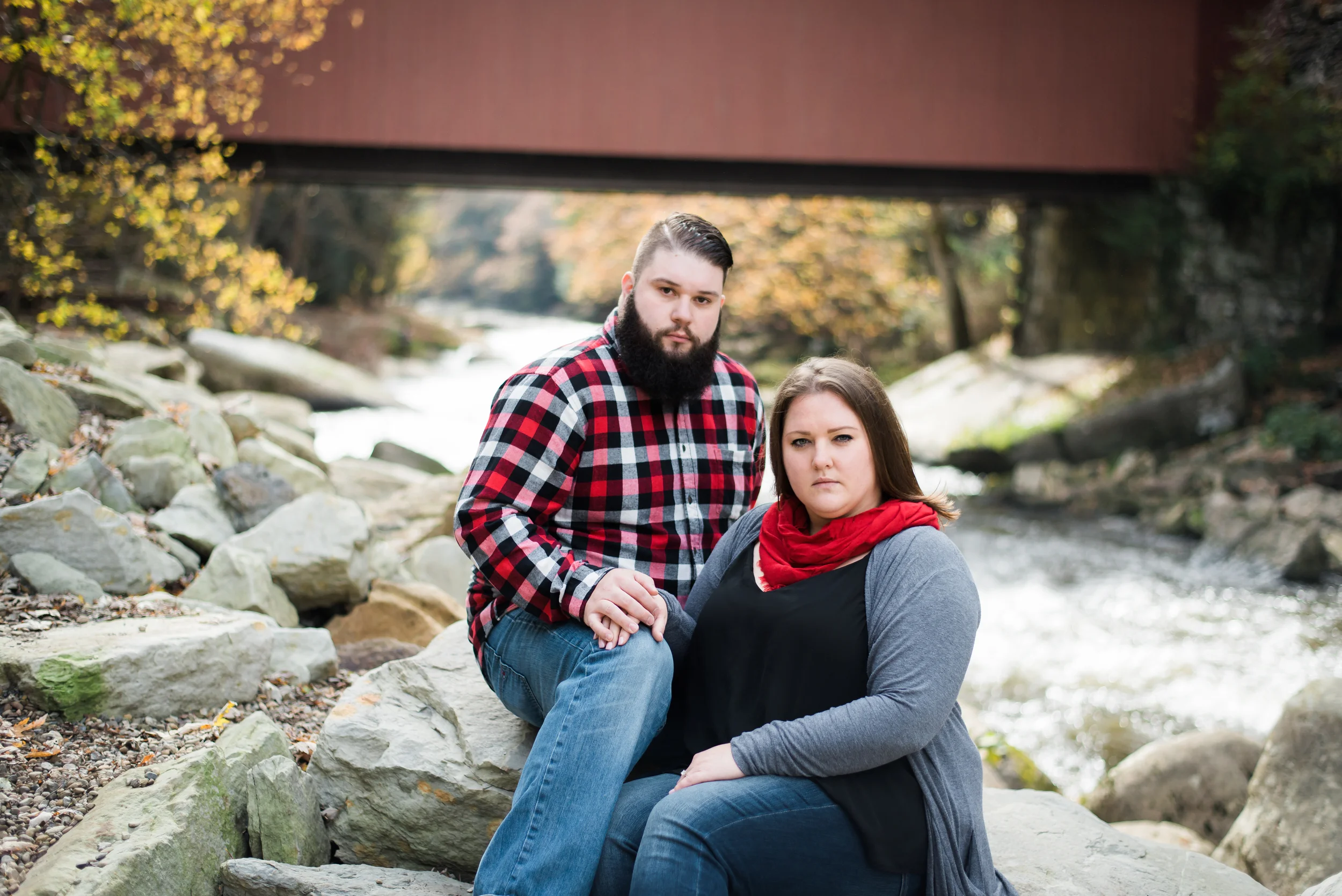 McConnells Mills State Park Engagement | Amber & Kyle