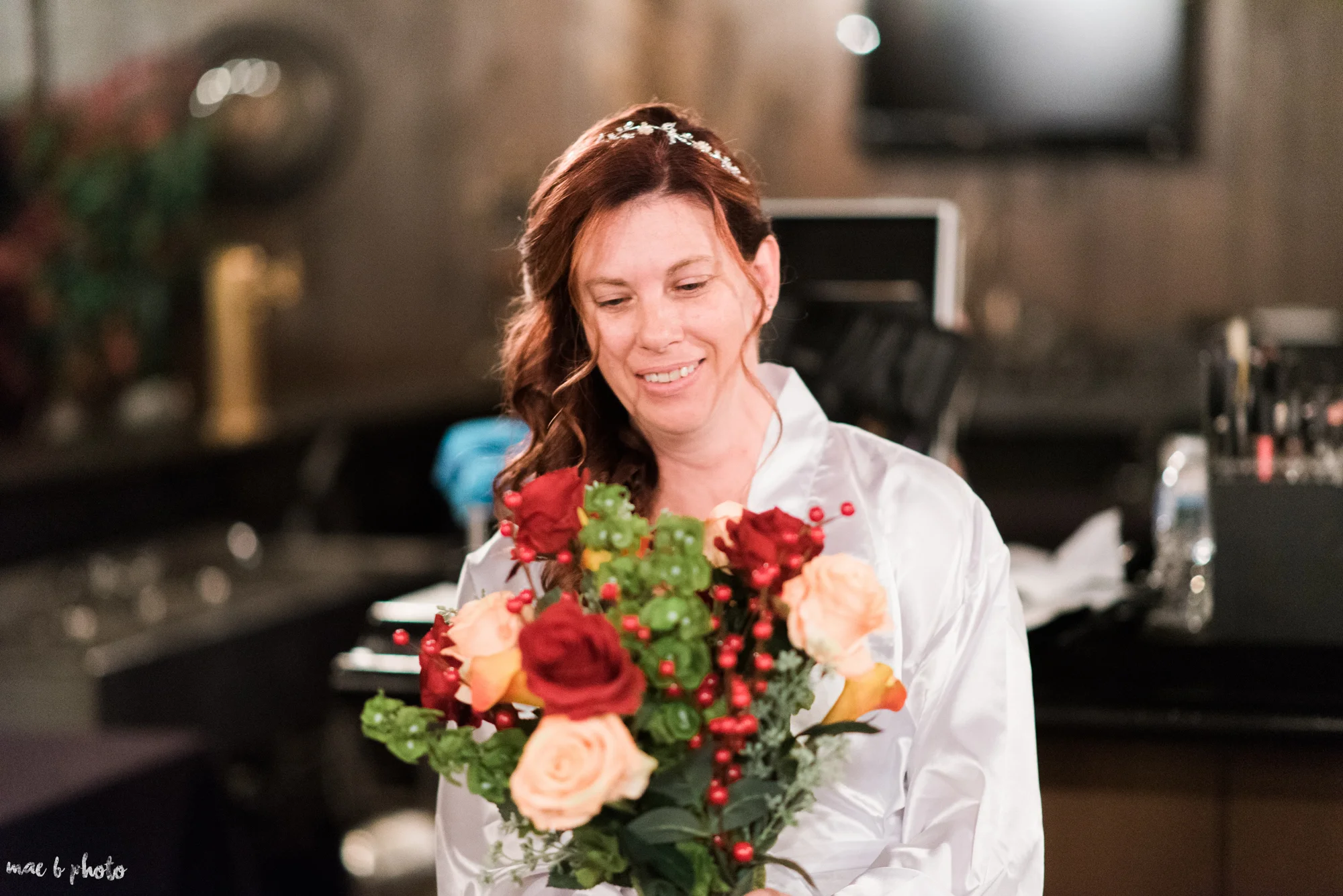 tracey and aaron's personal fall wedding at tiffany's banquet center in brookfield ohio_prep-2.jpg