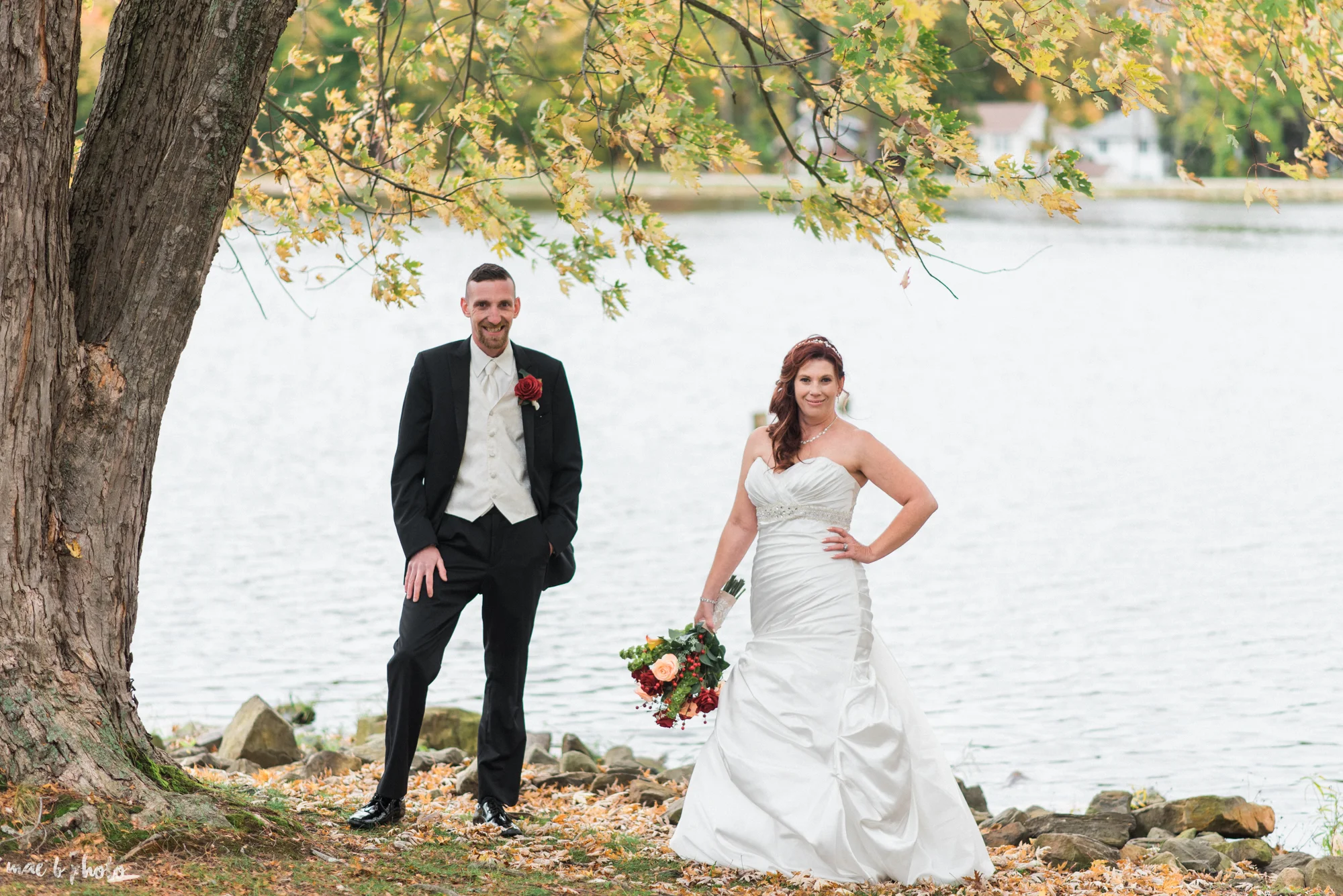 tracey and aaron's personal fall wedding at tiffany's banquet center in brookfield ohio-75.jpg